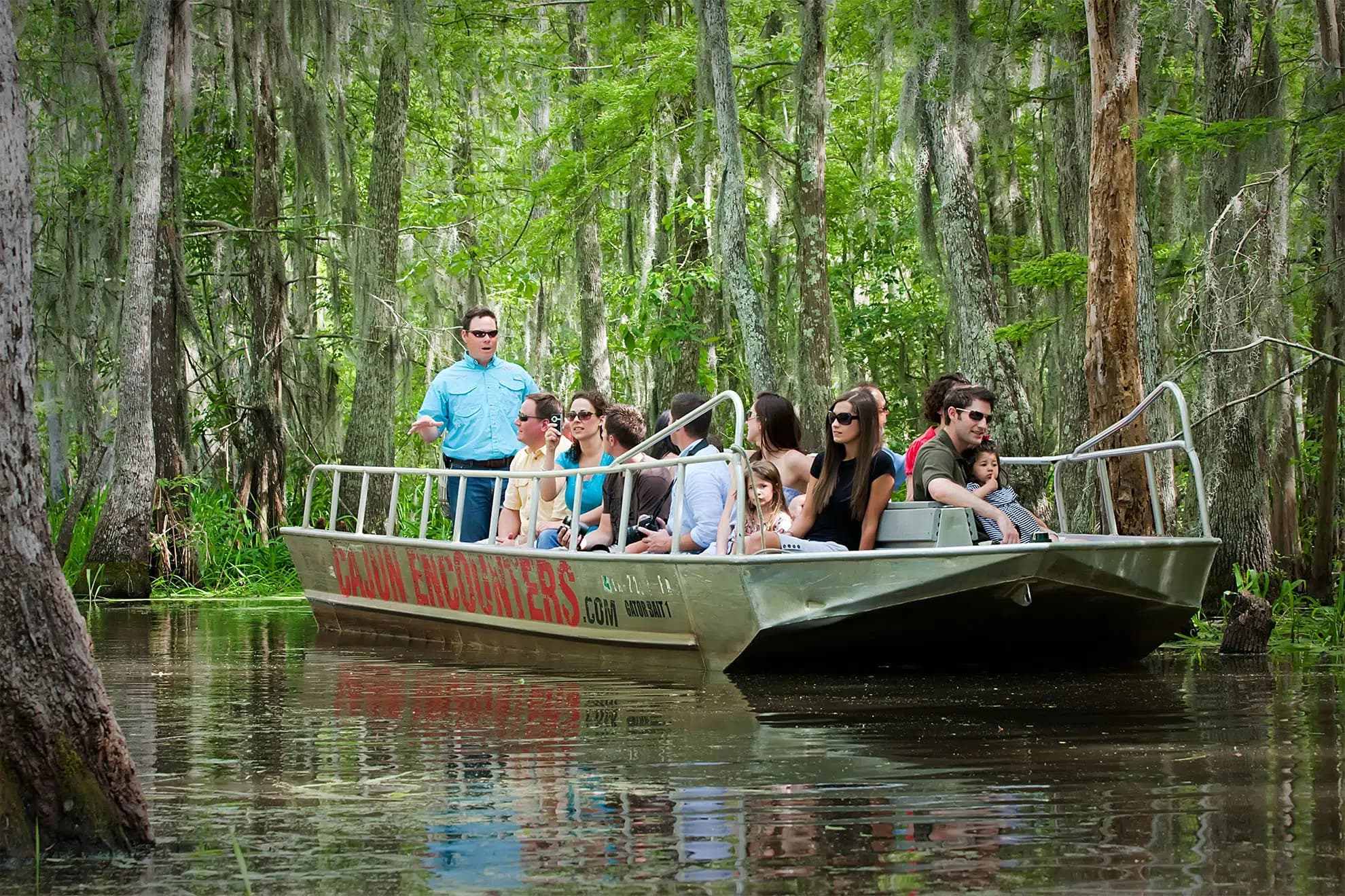 new orleans swamp tour scenery