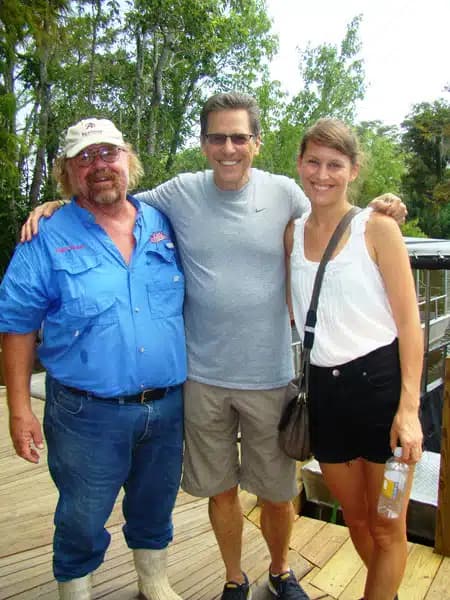 Tim Matheson on the Honey Island Swamp tour