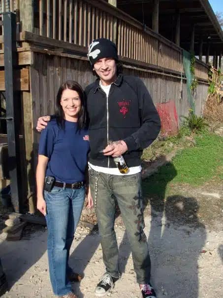 Tommy Lee and Maryanna Rogers smiling at our Cajun Pavilion