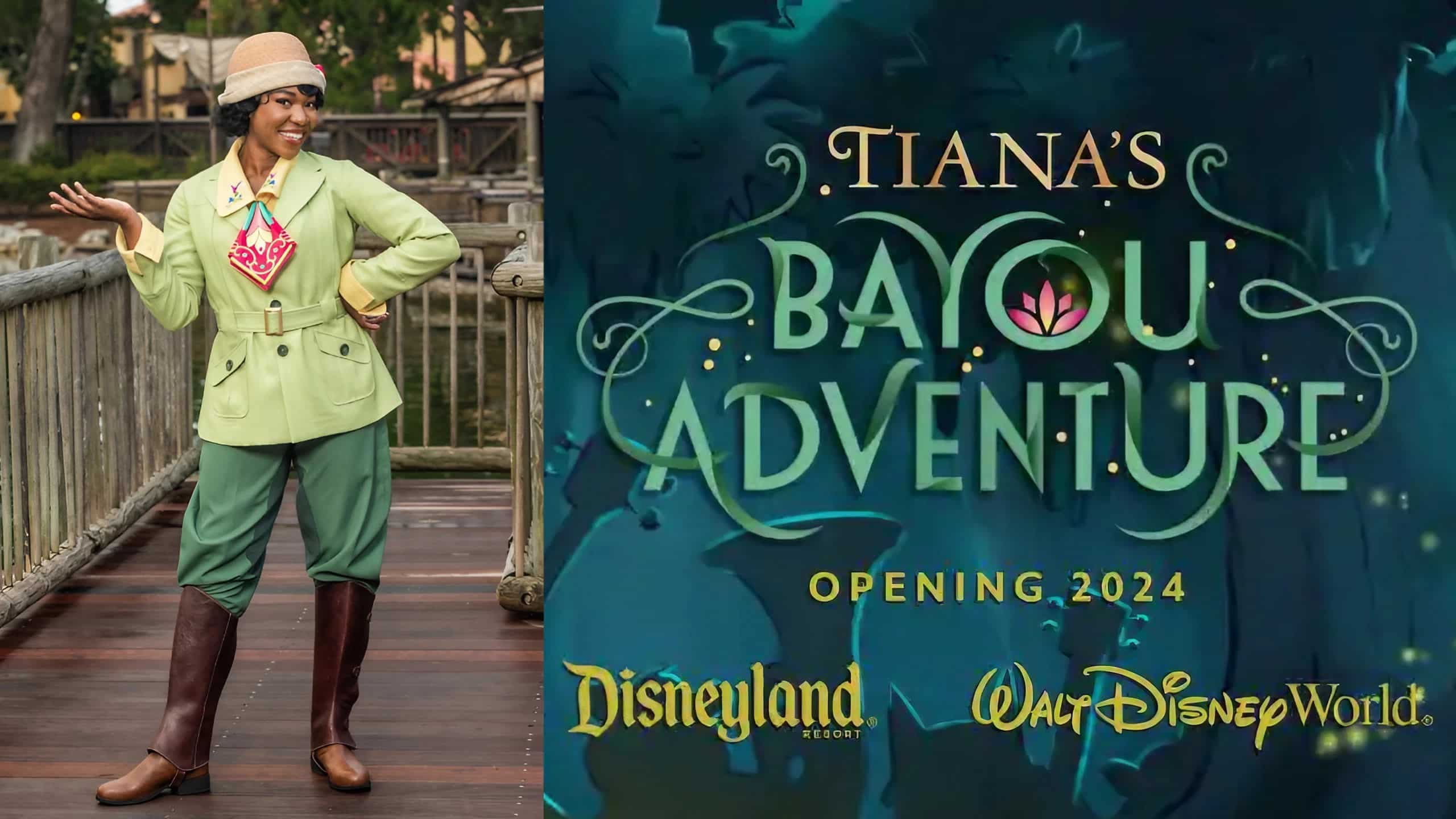 Tiana's Bayou Adventure slogan advertising